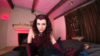 VR Conk Jessica Ryan as Scarlet Witch seducing Dr. Strange - drtuber.com