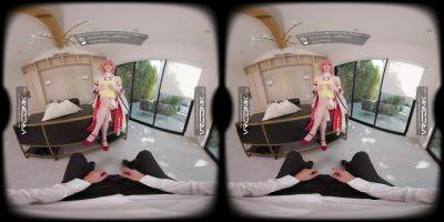 Vr Porn - VR Conk Genshin Impact Yae Miko A sexy Teen Cosplay Parody with Melody Marks In VR Porn - txxx.com
