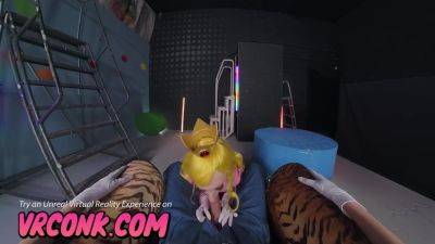 Vr Conk, Princess Peach And Braylin Bailey In Super Mario Xxx Parody With As 6 Min - hclips.com