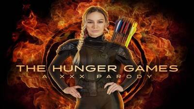 Teen Blonde Katniss Fulfills Her Fuck Fantasy HUNGER GAMES A XXX - pornhub.com